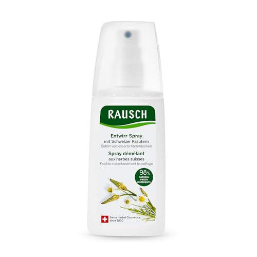 Rausch Detangling spray conditioner with Swiss herbs 100ml - Suitable for Healthy hair for the whole family.