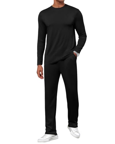 Uni Clau Casual Mens 2 Piece Tracksuits Set Athletic Sweatsuit Jogging Suits Sets Long Sleeve Outfits4