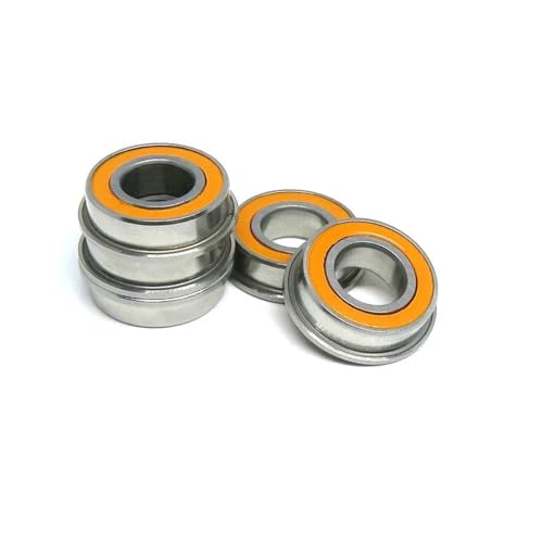 10pcs SF688 2RS 8x16x5 mm ABEC7 Flange Hybrid Ceramic Bearings 688 S688 F688 SF688 RS 2OS 8 * 16 * 5 Model Airplane Flanged Bearing(SF688C-2OS 8x16x5mm)