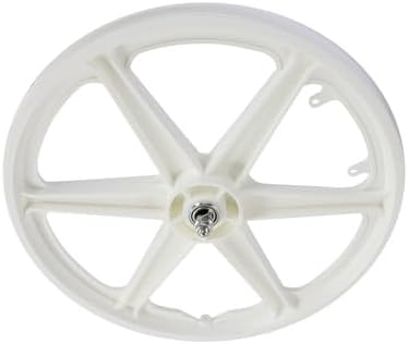 PRO+ BMX 20" 6 Spoke Plastic Front Wheel White