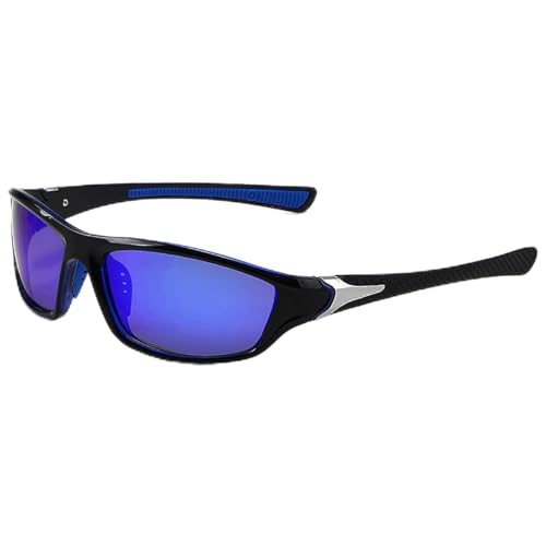 COZY SEEKER Polarized Sunglasses for Men, Wrap Around UV400 Protection Mens Sunglasses for Driving Fishing Cycling