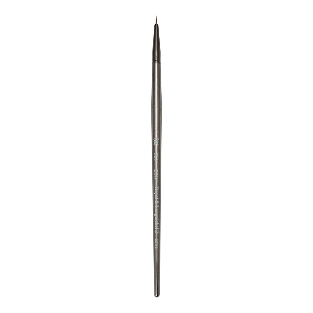 Royal Brush Zen Series 73 Synthetic All Media Short Handle Brush, Liner, 20/0