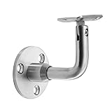 Gummiprodukt Edelstahl Handlaufhalter in 8 Ausführungen (Rohr/halbrund-3)