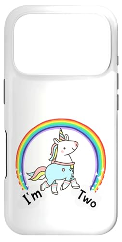 Kids It's My 2nd Birthday Cute Unicorn 2 Year Old Girls �X�}�z�P�[�X iPhone 17 Pro �p