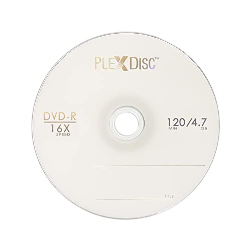 Image of DVD-R 16X 4.7GB Logo Top Blank DVD Discs 50-Pack Spindle | Marker-writable logo top for easy labeling and reliable recording. Spindle pack. FFP shipping protection. Cake Box