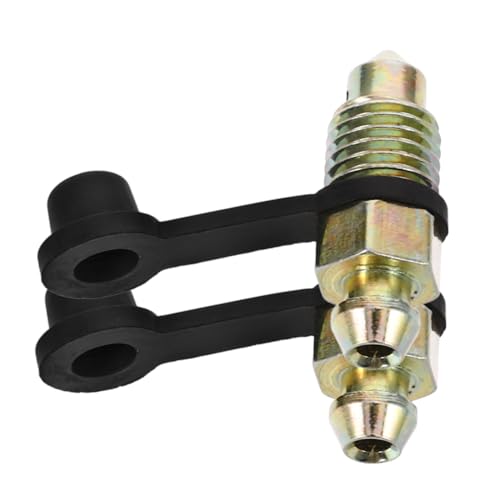 iplusmile 2Pcs Motorcycle Brake Bleeder Screws with Caps Durable Automotive Brake System Accessories for Efficient Brake Fluid Replacement Compatible with Motorcycles