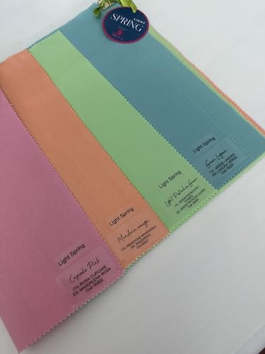 Kit armochromie draping 4 draps d'intégration couleurs light spring 1