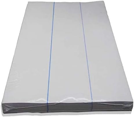 8.5x11" Blue Line Inkjet Iron On Heat Transfer Paper for Dark Fabrics 100 Sheets with FREE 5x5" Pressing Pillow*