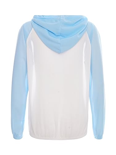 Toddler Girls Boys Zip Up Athletic Hoodies UPF50+ Long Sleeve Hooded Jacket Sun Protection Cooling Shirt Outerwear2