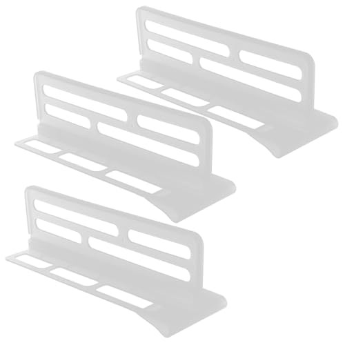 GARIOUANS 3 piezas Divisor Ajustable para Frigorífico Organizador Práctico para Puerta Lateral y Congelador Clip Separador para Alimentos y Bebidas Montaje sin Herramientas y Cocina