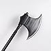 KEPATO Halloween Weapons Grim Reaper Executioner's Axe Medieval Costume Battle Axe with Collapsible Handle Fake Blade Costume Accessories Weapon Toys Prop for Halloween Costume Cosplay Party Supplies