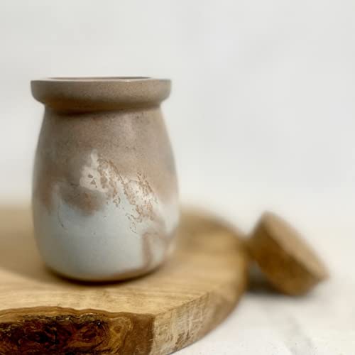 Elegant Wisconsin Terrazzo Jar with Cork Lid - Versatile Gift Bottle, Spice Container, and Decorative Vase - Image 3