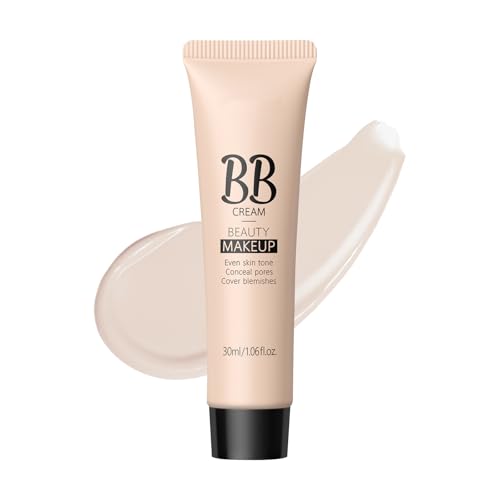 QueenDairy Korean BB Cream & Foundation 2-in-1 - Buildable Coverage Tinted Moisturizer with SPF, for a Natural Matte Finish & All-Day Wear (160 Light)
