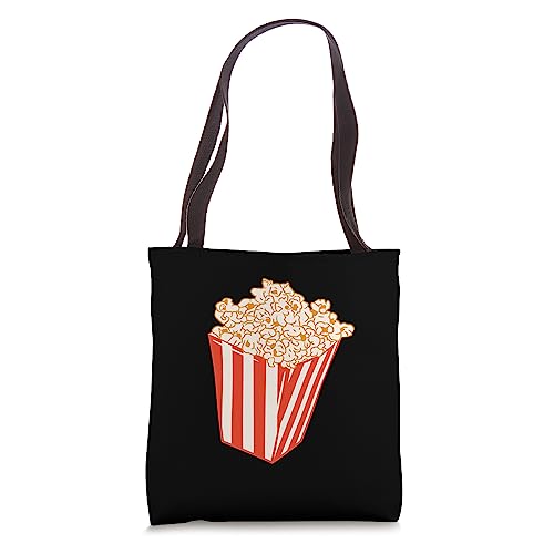 Bolso tote para amantes de la palomita de maíz, cine y snacks miniatura 1