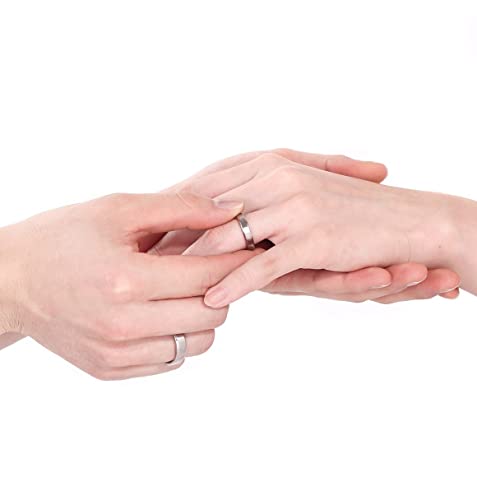TIGRADE Titanium Comfort Fit Wedding Band
