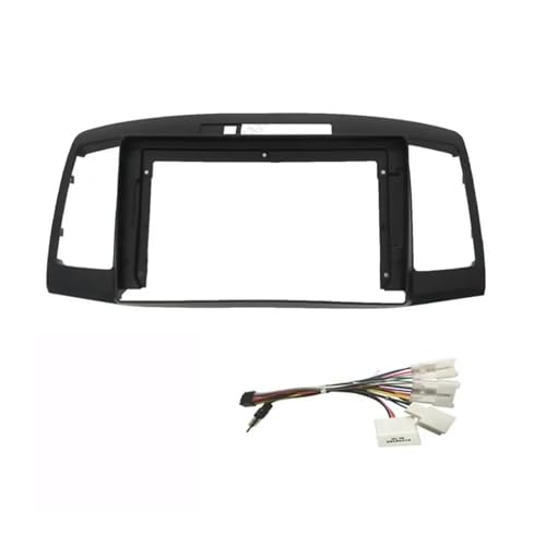 KONGDSDM Car Radio Panel Car Radio Frame 9 Inch Android DVD Audio Trim Panel Player Screen 2Din Android Fit for Toyota Premio ALLION 2001-2009 Kit Durable(Frame-Cord)