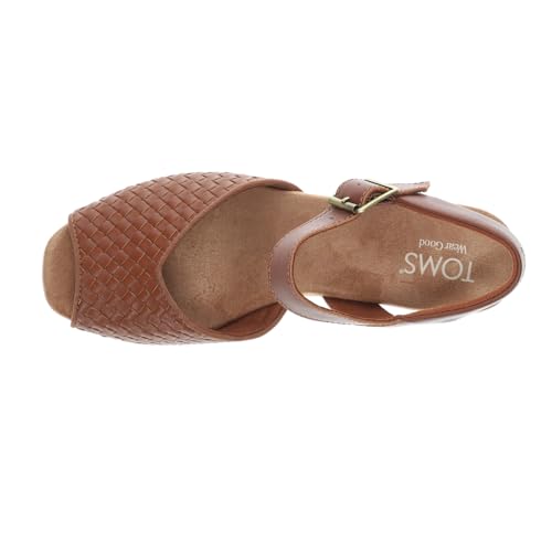 TOMS Women's Isla Platform Block Ankle Strap Sandal Heeled4