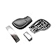 For VW Golf 6 Golf 7 R GTI Passat B7 B8 CC R20 Jetta MK6 GLI Seitenabdeckungen Leder Schwarz 4 Stück