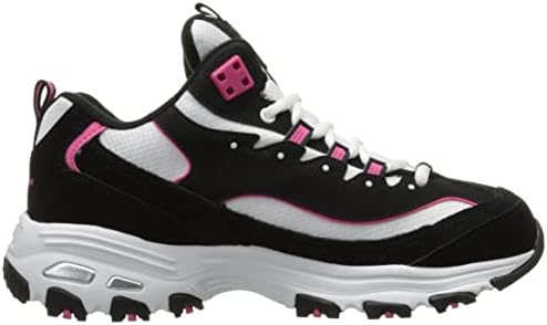 Skechers womens Me Time fashion sneakers, Black-hot Pink, 11 US | Image 4