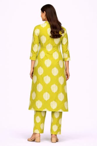 Image of Ladies Designer Three-Quarter Sleeves Rayon Kurti Palazzo Pair Traditional Celebration Straight Fit Clothing Set