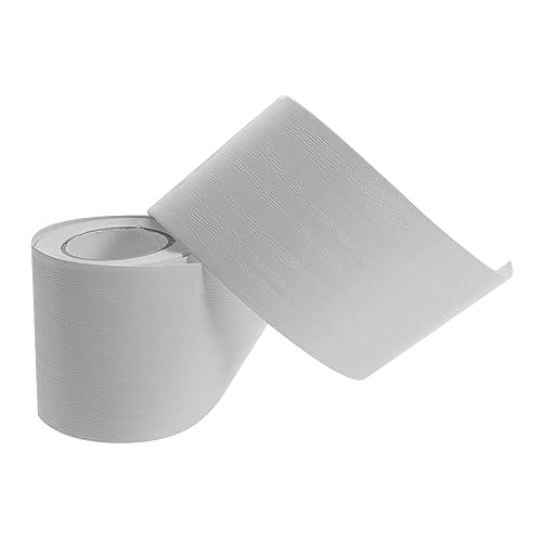 SOIMISS Background Wall Sticker Flexible Skirting Pure White Baseboards Strip Mural Decorate Designed Wall Decoration Skirting Board Cover Skirting Board Protector White Sticker