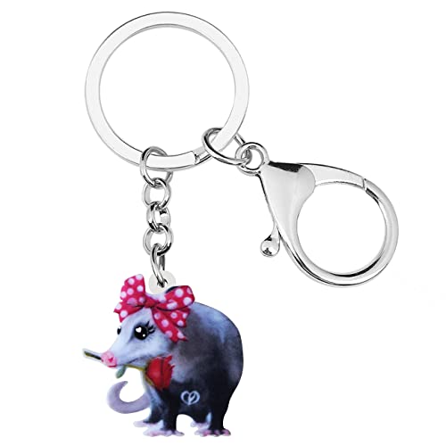 Porte-clés opossum acrylique : trouvez enfin vos clés de voiture dans votre sac