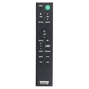 RMT-AH103U Replacement Remote for Sony Sound Bar SS-WCT80 SSWCT80 HT-CT80 SA-CT80 HTCT80 SACT80 RMTAH103U