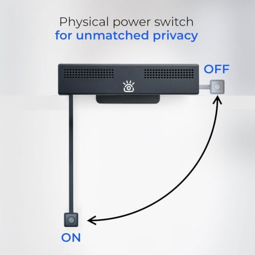 Image of iContact Camera Pro 4K HD Webcam Charging | Eye Contact, Noise Cancelling Mic, Plug and Play USB for Mac & PC Zoom Certified, Works with Teams, Meet, and Video Calls