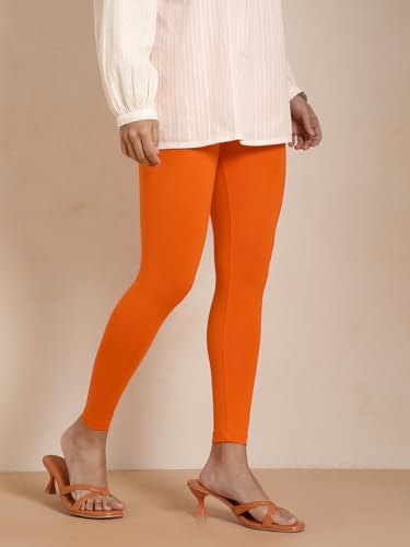 Image of TWIN BIRDS Women Viscose Ankle Leggings | Stretchable Kurti Wear Bottom