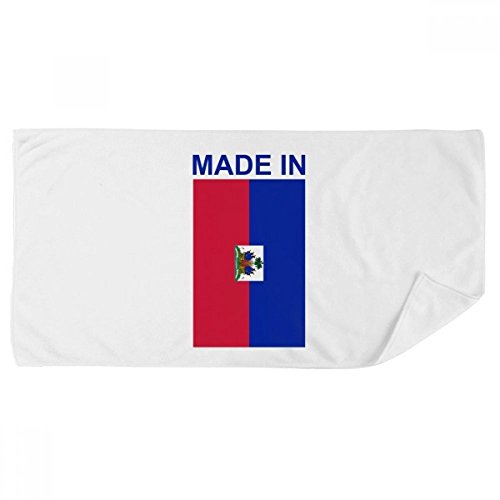 Serviette de bain Haïti douce : drap de toilette 35x70cm et linge de bain multicolore