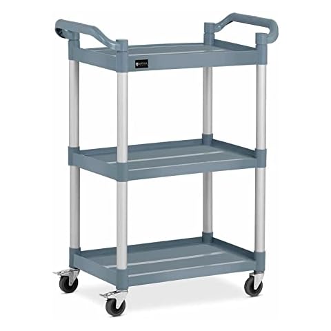 Carro de Servicio Royal Catering RC-PSTG3800 con Capacidad de Carga de 90 kg Cover