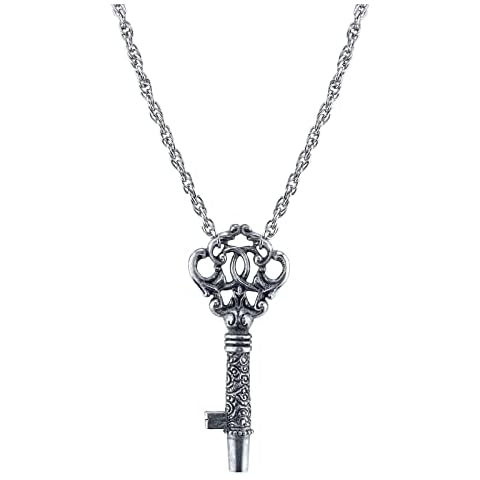 1928 Jewelry Key Whistle Pendant Necklace for Women 30 Inches Cover
