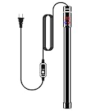 FTSTC Aquarium Heater,Titanium Alloy 50W/100W/300W/500W Submersible Fish Tank Heater, Over-Temperatu
