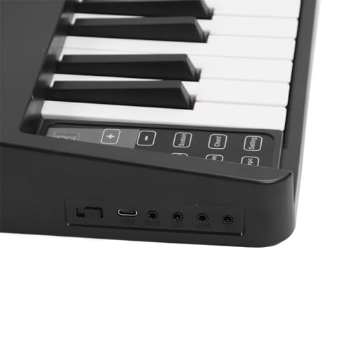 Piano électronique Pliant, 61 Touches, pour Débutants, Pleine Taille, éducatif, pour la Maison (BLACK) - Les Beatles, Paul McCartney, John Lennon, RIngo Starr, George Harrison Piano électronique Pliant, 61 Touches, pour Débutants, Pleine Taille, éducatif, pour la Maison (BLACK) – Image 8