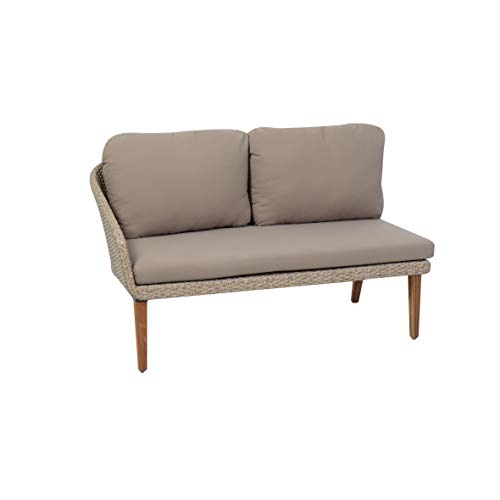 Greemotion Murcia Loungemöbel Murcia 3-teilig, Gartenmöbel aus Polyrattan und Akazienholz FSC 100%, Eck-Lounge-Set inkl… – Bild 4