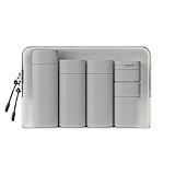 Contenitori ricaricabili da viaggio, adatti for creme viso e prodotti simili(Light Grey)