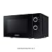 Samsung Solo-Mikrowelle, 700 W, Epoxy-Garraum mit 20 l Volumen, 5 Leistungsstufen, Defrost, Schwarz, MS20A3010AL/EG