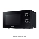 Samsung Solo-Mikrowelle, 700 W, Epoxy-Garraum mit 20 l Volumen, 5 Leistungsstufen, Defrost, Schwarz, MS20A3010AL/EG – Bild 3