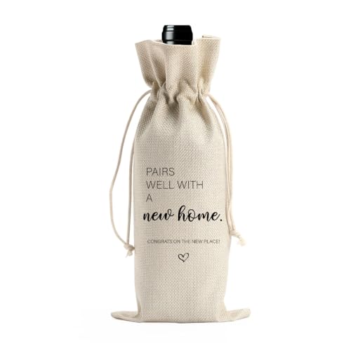 House Warming Gifts New Home Pairs Well with A New Home Wine Bag New Home Gift Ideas...