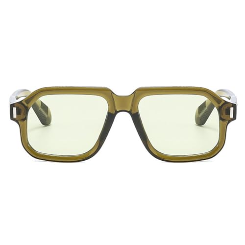 willochra Trendy Square Pilot Sunglasses Women Designer Rivets Shades Eyewear Men Irregular Sun Glasses Female UV400 F27