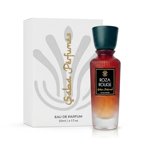 Image of Saba Roza Rouge Perfume 50ml for Men & Women | Long Lasting Unisex Luxury Fragrance | Saffron, Amberwood & Floral Notes | Premium Daily Wear Perfume for Office, Parties & Gifting