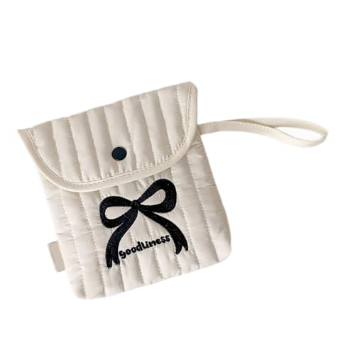 漫画刺繍入りリボンポーチ収納バッグ レディースアクセサリー収納バッグ 旅行用化粧品整理