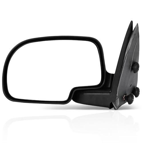 YITAMOTOR Left Door Driver Side Towing Mirror Compatible with 00-06 Chevy Tahoe Suburban 1500 2500 GMC Yukon XL, Chevy GMC 99-06 Silverado Sierra (07 Classic Only), Manual Folding Trailer To