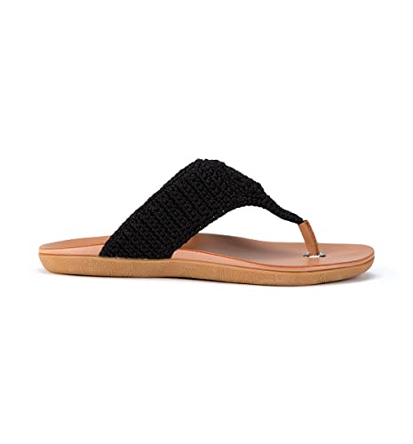 Image of The Sak Shana Thong Sandal in Crochet, Slip On Entry