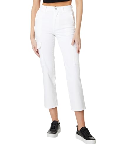 7 For All Mankind Women's Cargo Logan in Bright White
