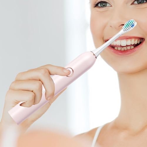 Elektrische Zahnbürste für Erwachsene, elektrische Zahnbürste, elektrische Zahnbürste mit Etui – Wiederaufladbare Zahnbürste, hält 180 Joule, 40.000 VPM, Tiefenreinigung, 6 Modi – Bild 4