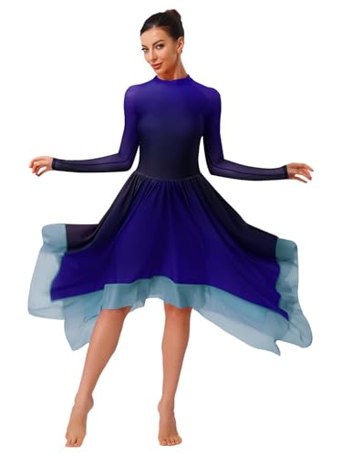 Tenue de patinage artistique et robe danse femme fluide