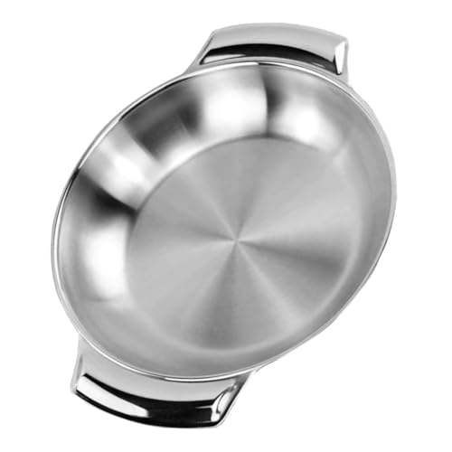 Wok de acero inoxidable con mango para cocina miniatura 6