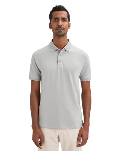 Image of LUDIC Core Polo T-Shirt, Dailymove Collection | Regular Fit | Stand-up Collars | 100% Organic Cotton, 240 GSM | Lightweight & Comfortable |Everyday Essential | Polo T-Shirt for Men