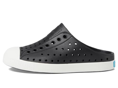 Native Jefferson Clog - Jiffy Black/Shell White (Kids) — view 4